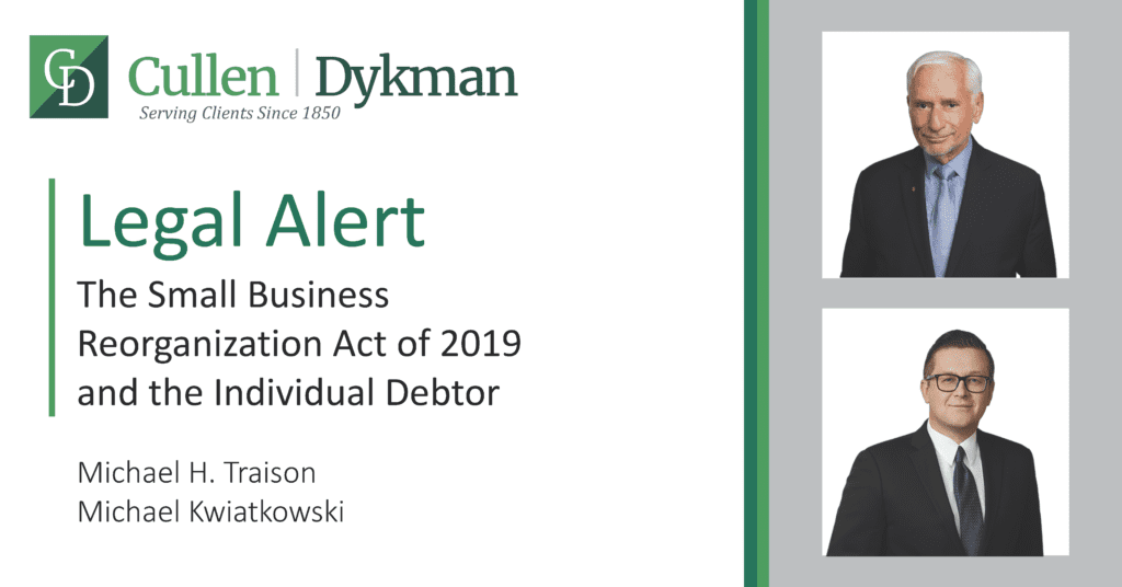 The Small Business Reorganization Act Of 2019 And The Individual Debtor ...