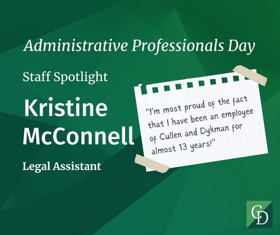 Administrative Professionals Day Spotlight: Kristine McConnell - Cullen ...