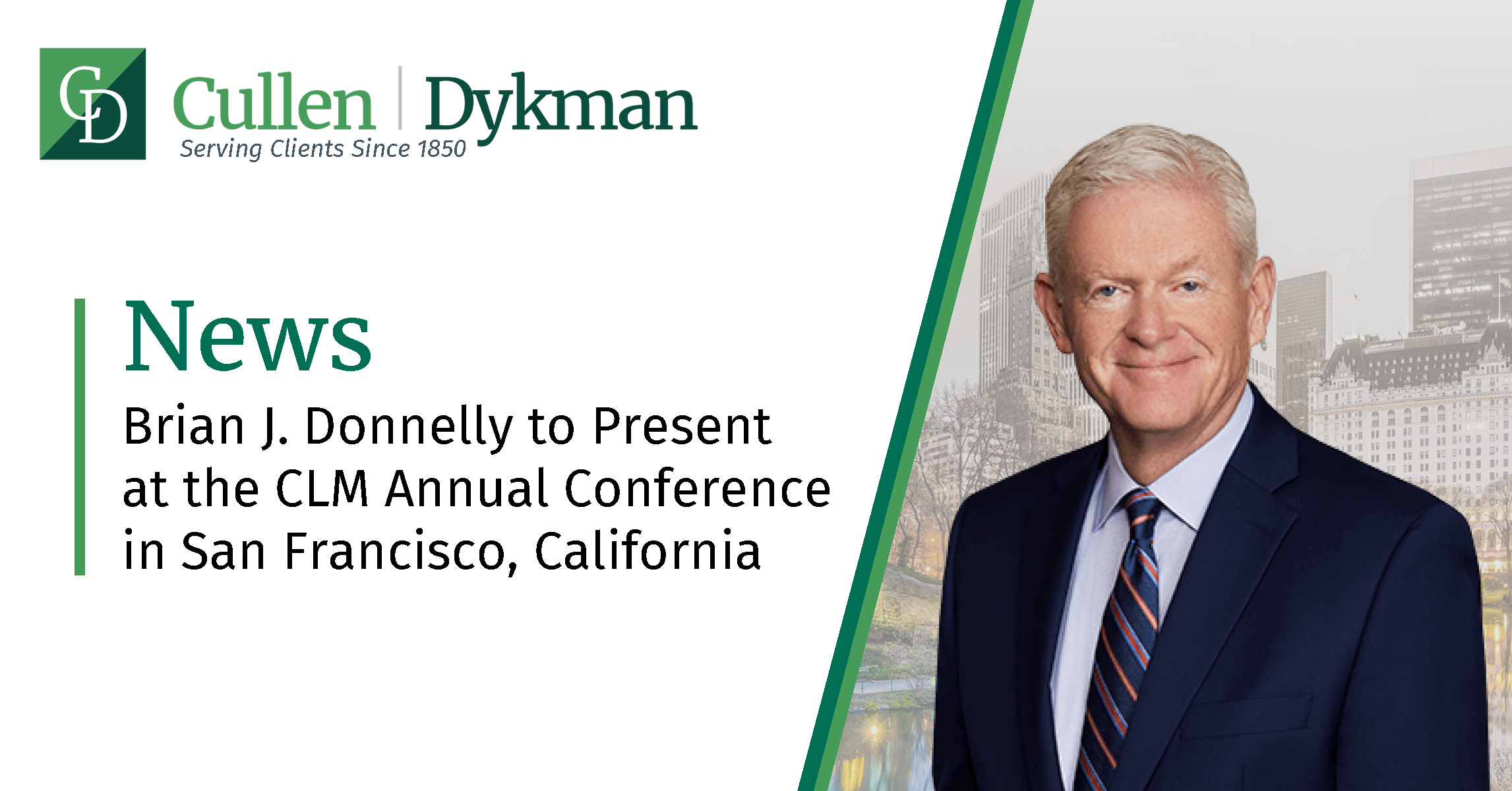 Brian J. Donnelly to Present at the CLM Annual Conference in San